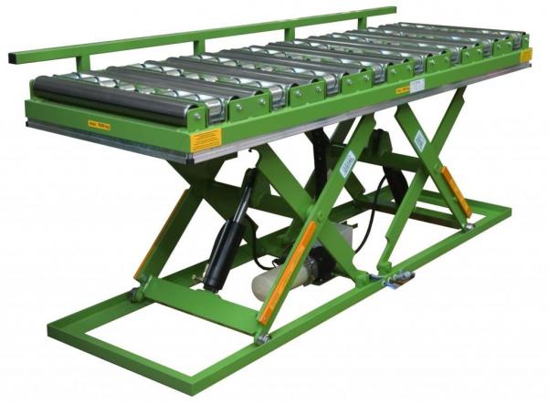 Роликовый конвейер подъемный