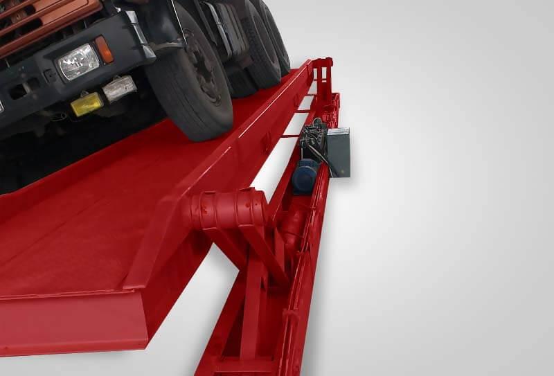 Передвижной одноколейный автомобилеразгрузчик